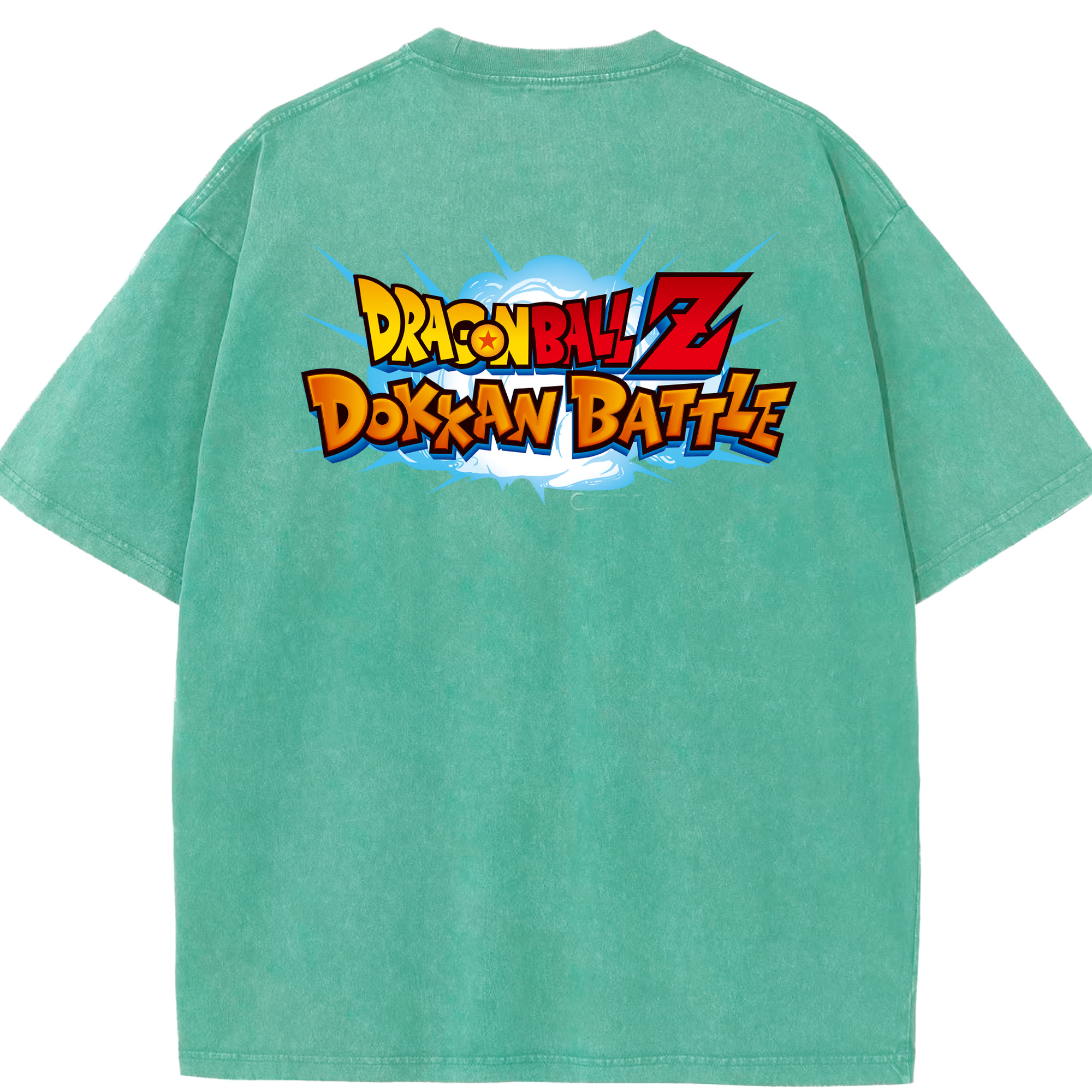 （画像用） ドラゴンボール DRAGON BALL 綿100% ヴィンテージ風 半袖Tシャツ（背面プリント）